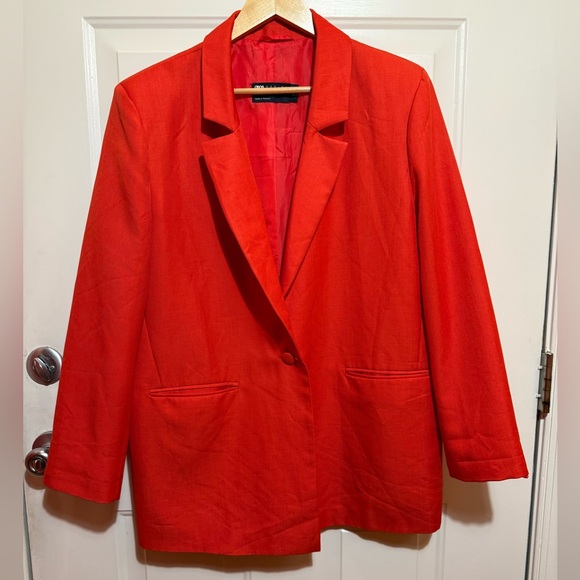 ASOS Jackets & Blazers - ASOS Design Vibrant Red Blazer